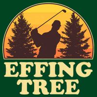 Effing Tree Funny Vintage Golfing Visor
