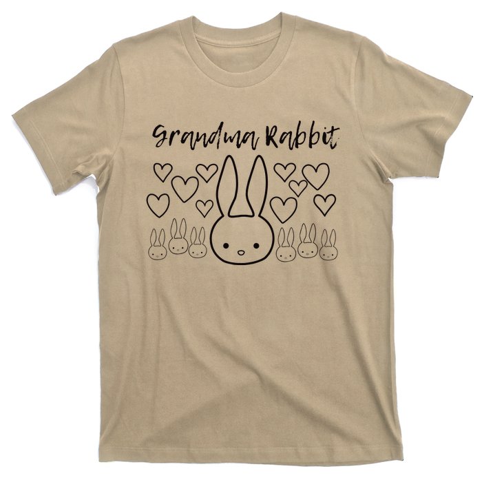 Easter For Grandma Who Loves Rabbits And Bunnies T-Shirt