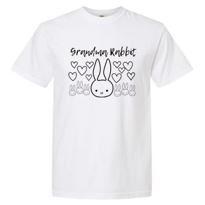 Easter For Grandma Who Loves Rabbits And Bunnies Garment-Dyed Heavyweight T-Shirt