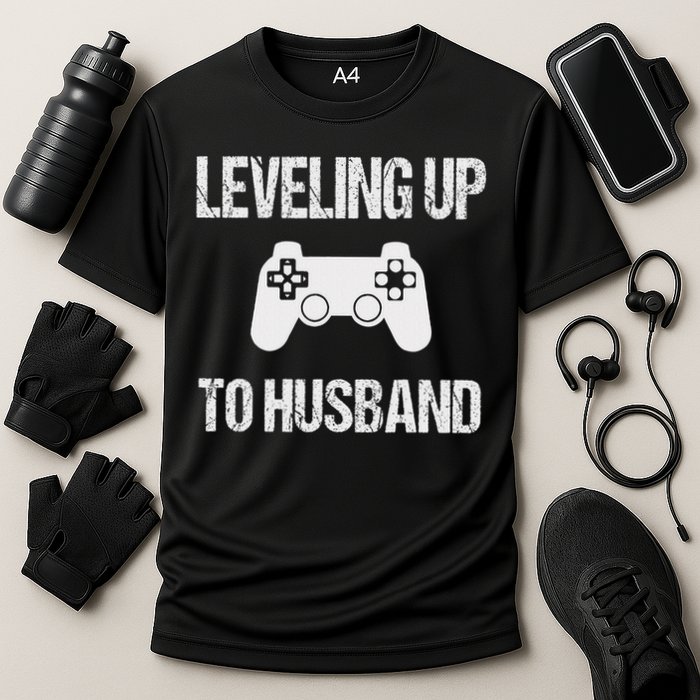 Engagement For Groom Video Game Lovers Cooling Performance Crew T-Shirt
