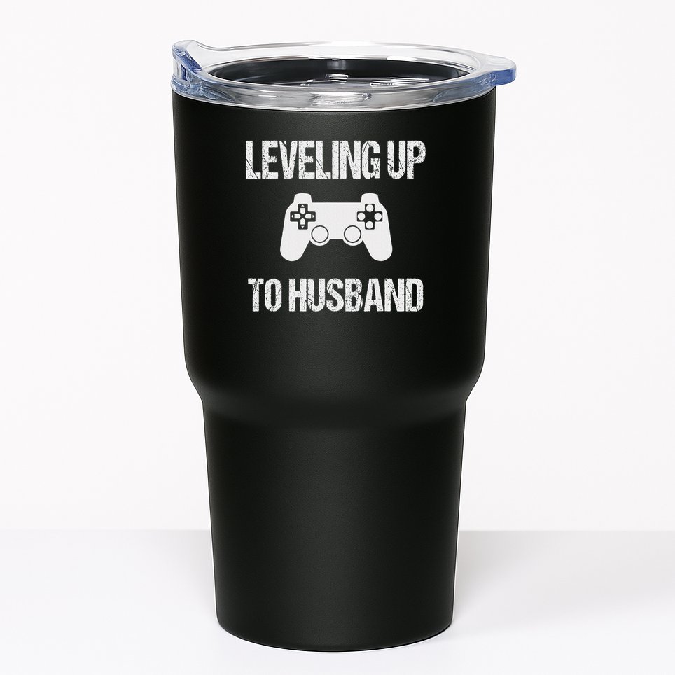 Engagement For Groom Video Game Lovers Tumbler