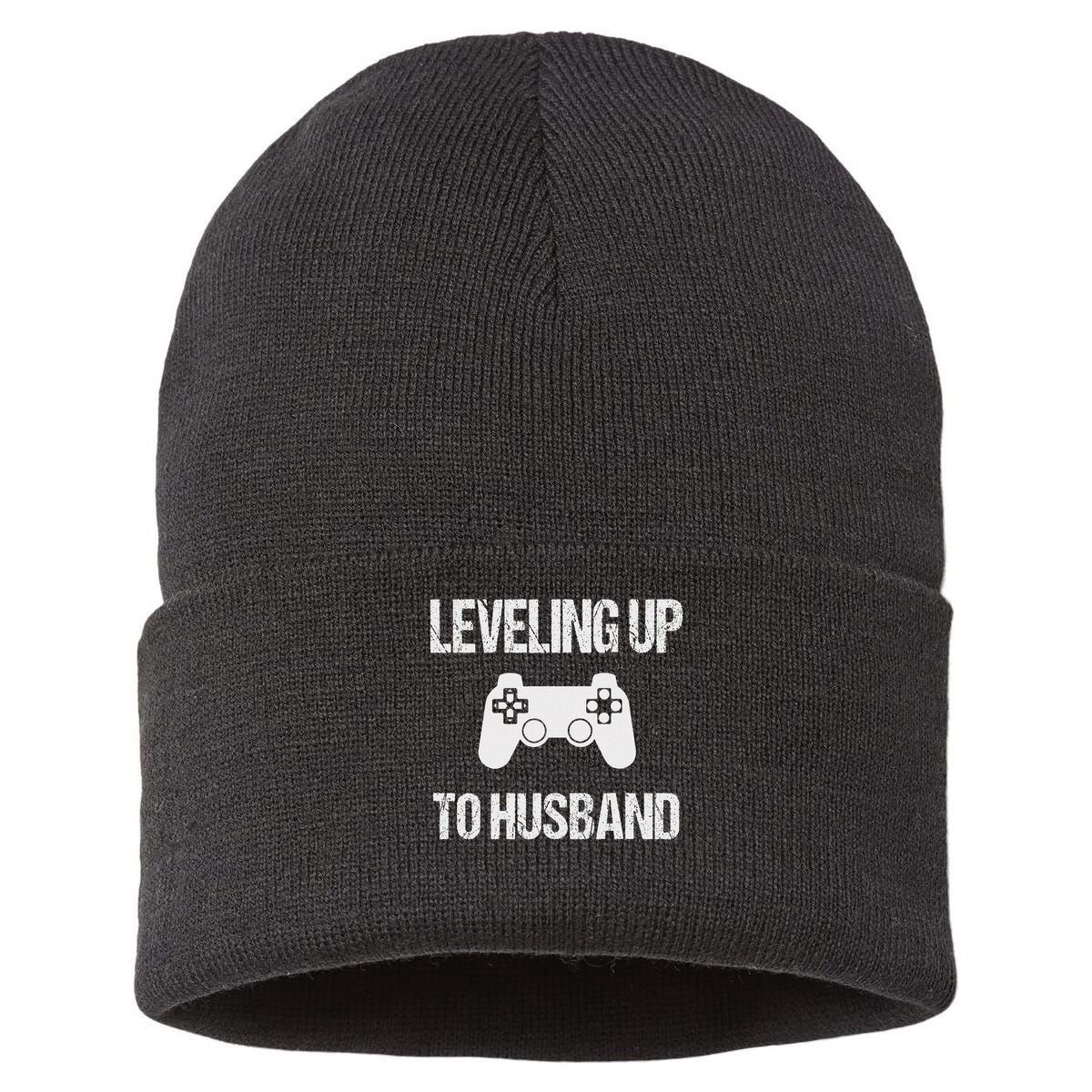 Engagement For Groom Video Game Lovers Sustainable Knit Beanie