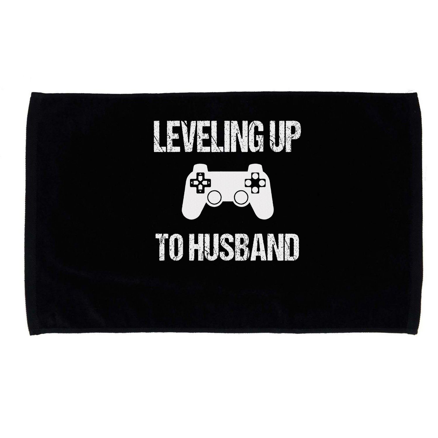 Engagement For Groom Video Game Lovers Microfiber Hand Towel