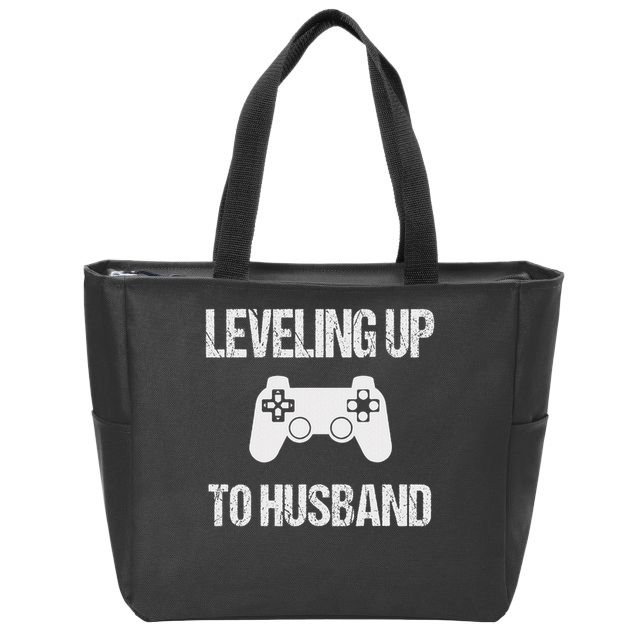 Engagement For Groom Video Game Lovers Zip Tote Bag