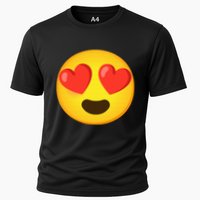 Emoticon Face grin hearts Cooling Performance Crew T-Shirt