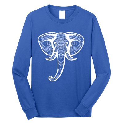 Elephant Floral Graphic Tee Yoga Lover Elephant Lovers Gift Meaningful Gift Long Sleeve Shirt