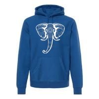 Elephant Floral Graphic Tee Yoga Lover Elephant Lovers Gift Meaningful Gift Premium Hoodie