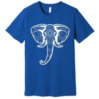 Elephant Floral Graphic Tee Yoga Lover Elephant Lovers Gift Meaningful Gift Premium T-Shirt