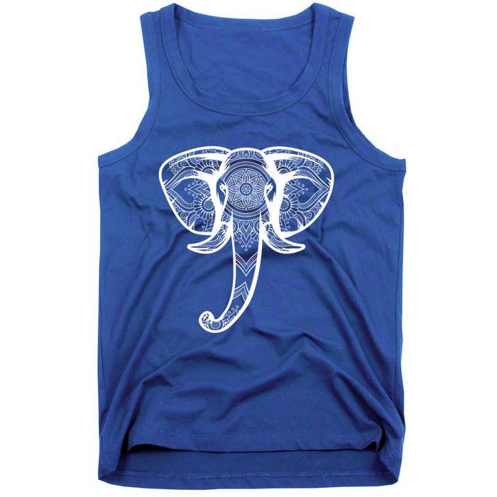 Elephant Floral Graphic Tee Yoga Lover Elephant Lovers Gift Meaningful Gift Tank Top