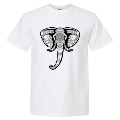 Elephant Floral Graphic Tee Yoga Lover Elephant Lovers Gift Meaningful Gift Garment-Dyed Heavyweight T-Shirt