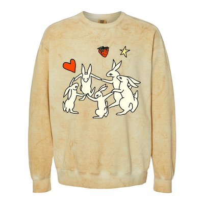 Elena Fiorenza Gatti Witch Shit Bunny Colorblast Crewneck Sweatshirt