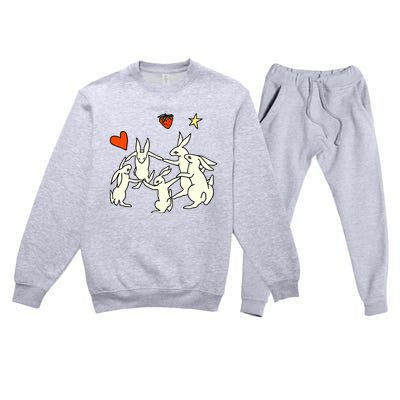 Elena Fiorenza Gatti Witch Shit Bunny Premium Crewneck Sweatsuit Set