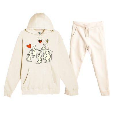 Elena Fiorenza Gatti Witch Shit Bunny Premium Hooded Sweatsuit Set