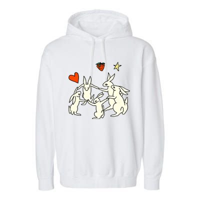 Elena Fiorenza Gatti Witch Shit Bunny Garment-Dyed Fleece Hoodie