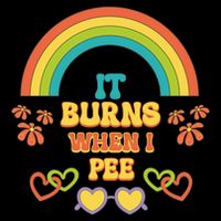 Embarrassing Funny gift Inappropriate Burns When Pee Adult Humor Gift Cooling Performance Crew T-Shirt