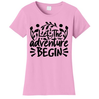 Explorer Funny Gift - Let The Adventure Begin Women's T-Shirt