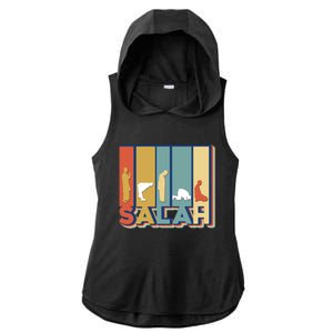 Eid Funny Gift Muslim Teen Salah Islamic Prayer Gift Ladies PosiCharge Tri-Blend Wicking Draft Hoodie Tank