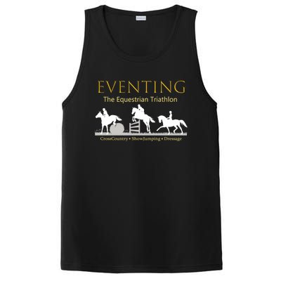 Eventing Funny Gift Funny Gift The Equestrian Triathlon PosiCharge Competitor Tank