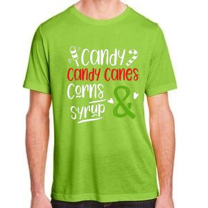 Elf Food Group Candy Candy Canes Corn & Syrup Christmas Adult ChromaSoft Performance T-Shirt