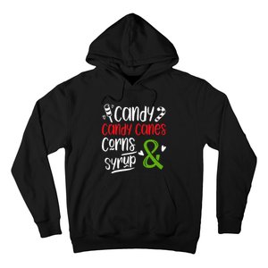 Elf Food Group Candy Candy Canes Corn & Syrup Christmas Hoodie