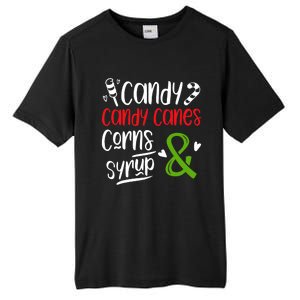 Elf Food Group Candy Candy Canes Corn & Syrup Christmas Tall Fusion ChromaSoft Performance T-Shirt