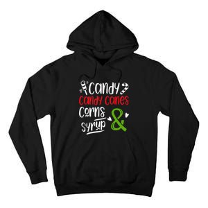 Elf Food Group Candy Candy Canes Corn & Syrup Christmas Tall Hoodie