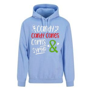 Elf Food Group Candy Candy Canes Corn & Syrup Christmas Unisex Surf Hoodie