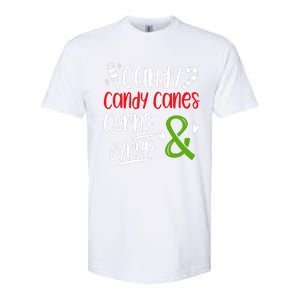 Elf Food Group Candy Candy Canes Corn & Syrup Christmas Softstyle CVC T-Shirt