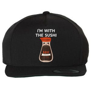 Easy Funny Group Costume Soy Sauce Condiment Costume Wool Snapback Cap