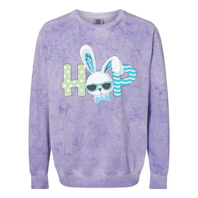 Easter Fors Hop Fun Easter Bunny Gift Colorblast Crewneck Sweatshirt