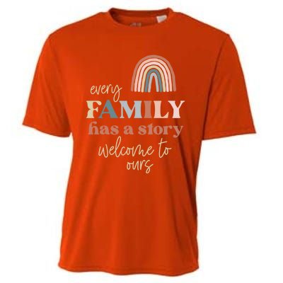 Every Family Has A Story This Is Ours Reunion Group Matching Great Gift Cooling Performance Crew T-Shirt