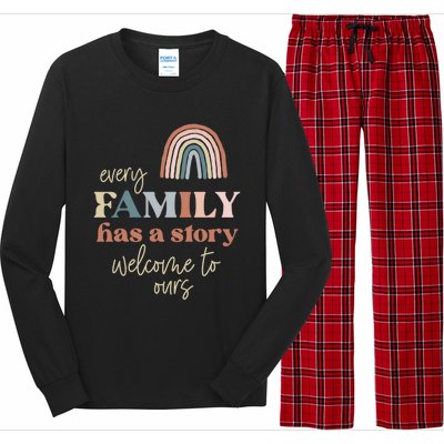 Every Family Has A Story This Is Ours Reunion Group Matching Great Gift Long Sleeve Pajama Set