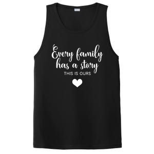 Every Family Has A Story This Is Ours Graphic Tees Funny Gift PosiCharge Competitor Tank