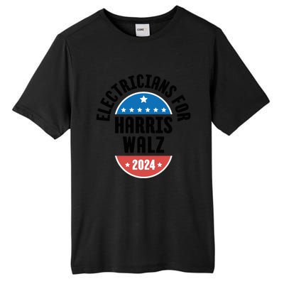 Electricians For Harris Walz 2024 Gift Tall Fusion ChromaSoft Performance T-Shirt