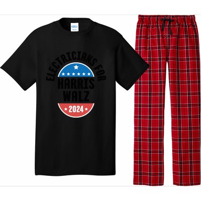 Electricians For Harris Walz 2024 Gift Pajama Set