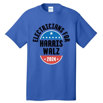 Electricians For Harris Walz 2024 Gift Tall T-Shirt