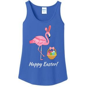 Easter Flamingo Happy Easter Eggs Gift Ladies Essential Tank