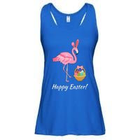 Easter Flamingo Happy Easter Eggs Gift Ladies Essential Flowy Tank