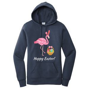 Easter Flamingo Happy Easter Eggs Gift Women's Pullover Hoodie