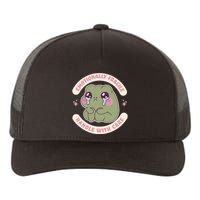 Emotionally Fragile Handle With Care Cute Crying Frog Yupoong Adult 5-Panel Trucker Hat