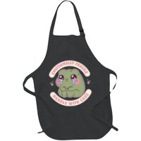 Emotionally Fragile Handle With Care Cute Crying Frog Apron