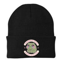 Emotionally Fragile Handle With Care Cute Crying Frog Beanie