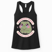 Emotionally Fragile Handle With Care Cute Crying Frog Womens Tank Top