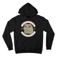 Emotionally Fragile Handle With Care Cute Crying Frog Tall Hoodie