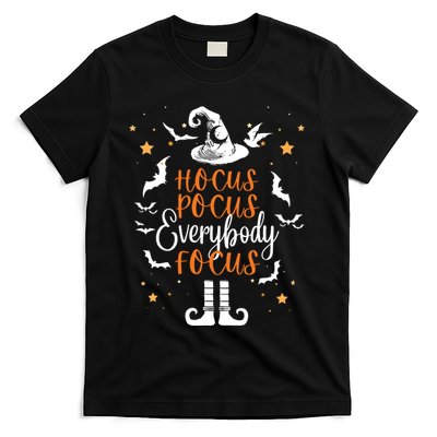 Everybody Focus Halloween Teacher T-Shirt