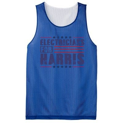 Electricians For Harris President Election 2024 Kamala Cute Gift Mesh Reversible Basketball Jersey Tank