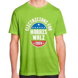 Electricians For Harris Walz 2024 Gift Adult ChromaSoft Performance T-Shirt