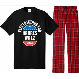 Electricians For Harris Walz 2024 Gift Pajama Set