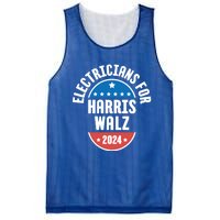 Electricians For Harris Walz 2024 Gift Mesh Reversible Basketball Jersey Tank