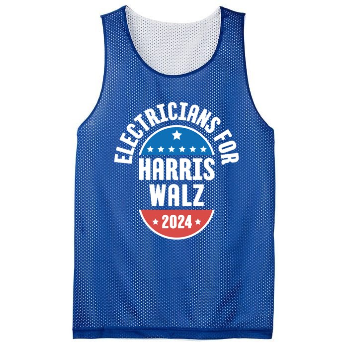 Electricians For Harris Walz 2024 Gift Mesh Reversible Basketball Jersey Tank